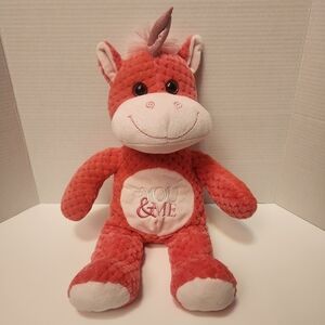 Jellycat Pink Plush Unicorn Stuffed Animal